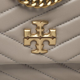 

Сумка Tory Burch Kira Chevron Small Convertible Shoulder Bag 90452 Gray Heron 082, Сірий