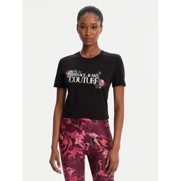 Versace Jeans Couture Versace Jeans Couture Camiseta 79HAHB00 CJB01 Negro Regular Fit