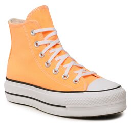 Converse Кецове Converse Ctas Lift Hi A03052C Peach Beam/Black/White