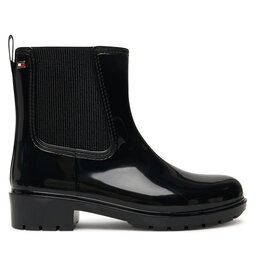 Tommy Hilfiger Гумени ботуши Tommy Hilfiger Flag Hardware FW0FW08966 Черен