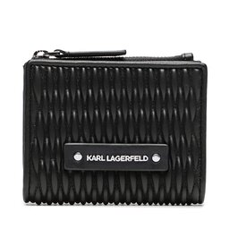 KARL LAGERFELD Малък дамски портфейл KARL LAGERFELD 230W3236 Black