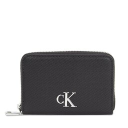 Calvin Klein Jeans Portafoglio piccolo da donna Calvin Klein Jeans Minimal Monogram M Zip Around T K60K611970 Nero