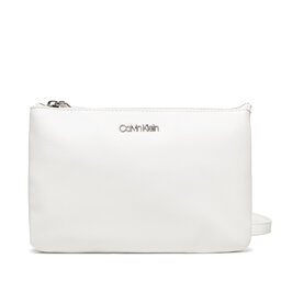 Calvin Klein Ročna torba Calvin Klein Ck Must Ew Xbody K60K607883 Ck White YAF