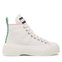 

Снікерcи Tommy Jeans Vulc Plat Canvas Mc EN0EN02091 Ecru YBL, Білий
