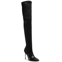 R.Polański Over-knee boots R.Polański 1218 Czarny Lico Czarny Zamsz
