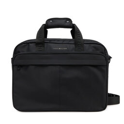 Tommy Hilfiger Taška na laptop Tommy Hilfiger Th Repreve Computer Bag AM0AM13186 Čierna