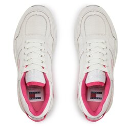 

Снікерcи Tommy Jeans Tjw Runner Combined EN0EN02512 Ivory / Pink Alert 0K9, Écru