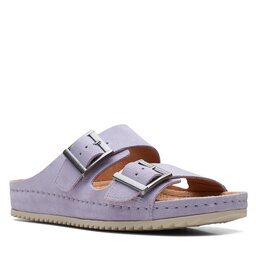 Clarks Sandály Clarks Brookleigh Sun 26170057 Lilac Suede