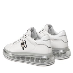 

Снікерcи KARL LAGERFELD KL62630N White Lthr w/Silver 01S, Білий