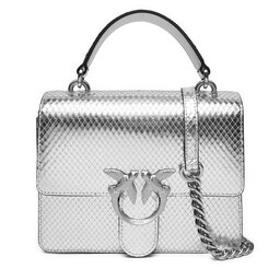 PINKO Borsetta PINKO Love One Top Handle Mini Light AI 24-25 PLTT 100071 A1VG Argento