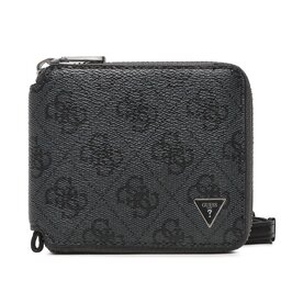 Guess Liels vīriešu maks Guess SMEVZL LEA26 BLA