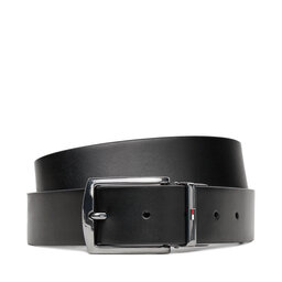 Tommy Hilfiger Pánsky opasok Tommy Hilfiger Denton 3.5 Rev AM0AM13012 Tmavomodrá