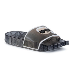 KARL LAGERFELD Klapki KARL LAGERFELD KL80705 V00 Black Rubber