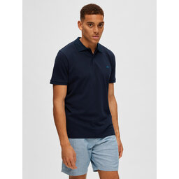 Selected Homme Selected Homme Polo marškinėliai 16087839 Tamsiai mėlyna Regular Fit