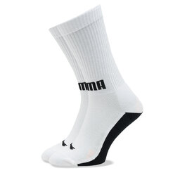 

Набір 2 пар високих чоловічих шкарпеток Puma Men Front Logo Crew 2P 938010 White / Black 02, Білий