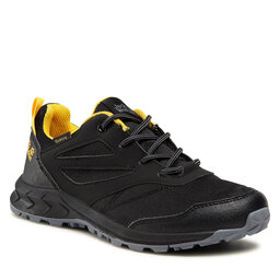 Jack Wolfskin Trekingová obuv Jack Wolfskin Woodland Texapore Low K 4042162 Black/Burly Yellow Xt