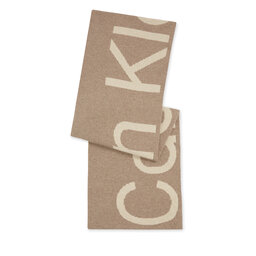 Calvin Klein Jeans Зимен шал Calvin Klein Jeans Logo Scarf K60K611263 Plaza Taupe PED