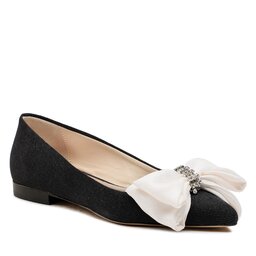 Custommade Ballerines Custommade Annabella Denim Taffeta 999633019 Antharcite Black 999
