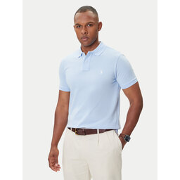 Polo Ralph Lauren Polo Ralph Lauren Polo majica Core Replen 710782592 Modra Custom Slim Fit
