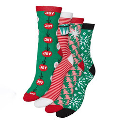 Vero Moda 4er-Set hohe Damensocken Vero Moda 10274060 Jelly Bean 4304840