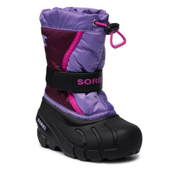 Sorel Sniego batai Sorel Childrens Flurry NC1965 Purple Dehila/Paisley Purple 562