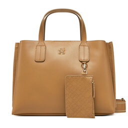 Tommy Hilfiger Borsetta Tommy Hilfiger Th Distinct Mini Tote AW0AW17192 Marrone
