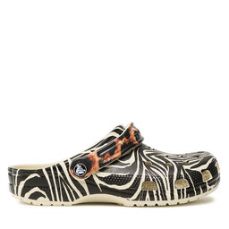 

Шльопанці Crocs Classic Animal Remix 207840 Bone/Multi Animal, Бежевий