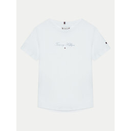 Tommy Hilfiger Tommy Hilfiger T-Shirt KG0KG08298 S Weiß Regular Fit