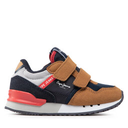 

Снікерcи Pepe Jeans London One Basic Bk PBS30541 Cognac 879, Кольоровий