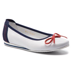 R.Polański Bailarinas R.Polański COMFORT 0991 Biały/Granatowy