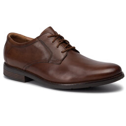 Clarks Scarpe basse Clarks Becken Lace 261452967 Dark Tan Leather