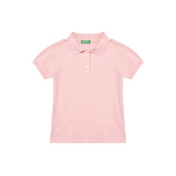 United Colors Of Benetton United Colors Of Benetton Polo majica 3WG9C300O Roza Regular Fit