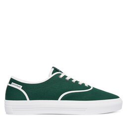 Tommy Hilfiger Sneakers aus Stoff Tommy Hilfiger Th Vulc Cup Long Lace Canvas FM0FM05874 Grün