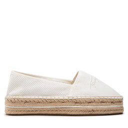 

Еспадрильї Tommy Hilfiger Th Textured Flatform Espadrille FW0FW06433 Ecru YBL, Білий