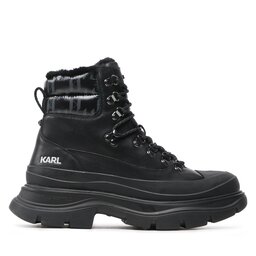 

Чоботи KARL LAGERFELD KL22955 Black Lthr/Mono, Чорний