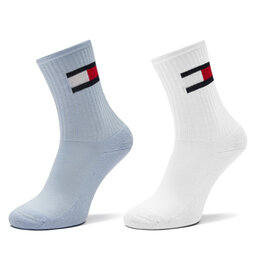 Tommy Hilfiger Σετ ψηλές κάλτσες παιδικές 2 τεμαχίων Tommy Hilfiger 701229940 Γαλάζιο