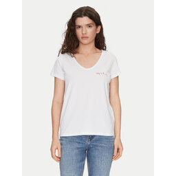 Pieces Pieces T-Shirt Silly 17156926 Λευκό Regular Fit