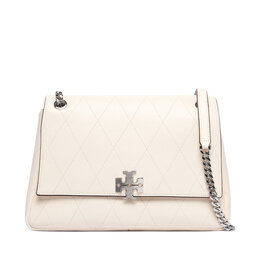 Tory Burch Сумка Tory Burch Charlie Quilted Shoulder Bag 185828 Бежевий