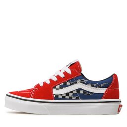 

Кросівки Vans Sk8-Low VN0A7Q5L4481 Reflect Check Flame Multi, Червоний