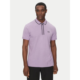 BOSS BOSS Polo marškinėliai Philix Tape 50537489 Rožinė Regular Fit