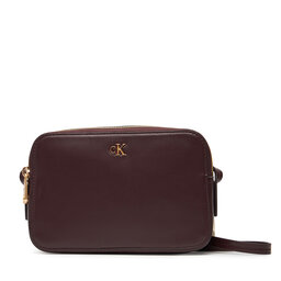 Calvin Klein Ročna torba Calvin Klein Ck Camera Bag LV04F3173G Bordo rdeča