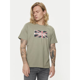 Pepe Jeans Pepe Jeans Marškinėliai Clag PM509384 Žalia Regular Fit