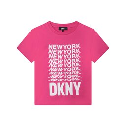 DKNY DKNY T-Shirt D35S76 D Rosa Regular Fit