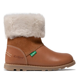 Kickers Kozačky Kickers Nonofur 878683-10-116 S Hnědá