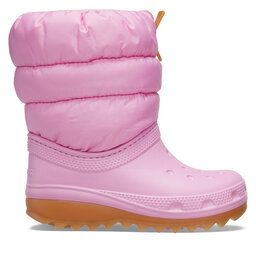 Crocs Sněhule Crocs Classic Neo Puff Boot K 207684 Růžová