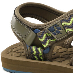 

Босоніжки Jack Wolfskin Zulu Vc K 4052971 Green/Lime, Зелений