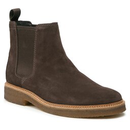 Clarks Gležnjarji Chelsea Clarks Clarkdale Easy 261735367 Dark Brown Suede