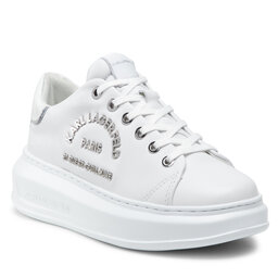 

Снікерcи KARL LAGERFELD KL62539 White Lthr W/Silver, Білий