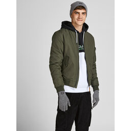 Jack&Jones Ensemble bonnet + gants Jack&Jones 12168383 Grey Melange 3739907