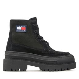 

Ботильйони Tommy Jeans Foxing Lace Up Boot EN0EN01915 Black BDS, Чорний